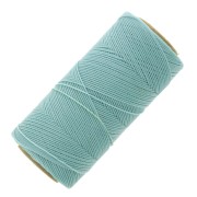 Bobina di filo cerato Linhasita per micro macramè 0,5 mm - Azzurro (605) x335m