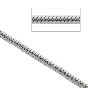 Catena maglia snake 1.2 mm Acciaio inox x1m