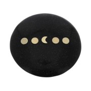 Elemento forma di mezzaluna da incollare 5x4 mm in Gold filled x1