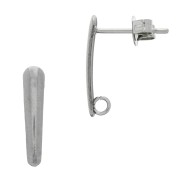 Sequin goccia da decorare 15.5mm in acciaio inox x2