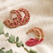 Creole design traforate in zamac da decorare 28 mm - Dorato con oro fino x2