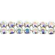 PureCrystal Crystal Mesh 40001 2 fili mm.5.3 Crystal AB - dorato x5cm