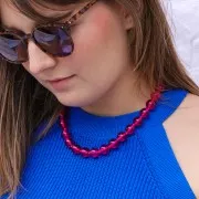 Bobina di filo cerato Linhasita per micro macramè 1 mm - Peach (219) x168m