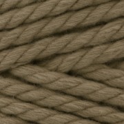 Gomitolo cordone di poliestere riciclato per macramè all'aperto 9mm Naturale x40m