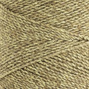Bobina di filo cerato Linhasita per micro macramè 1,2 mm - Dorato (Ouro) x164m