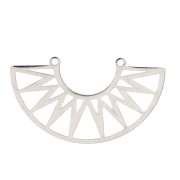 Distanziatore per collana forma azteco 39x21 mm- Acciaio inossidabile x1