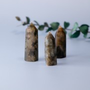 Punta di labradorite sfaccettata - pietra gemma- Dimensione casuale x1