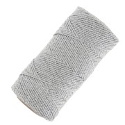 Filo cerato metallico Linhasita per macramè 1.4 mm Argentato (Prata) x130m