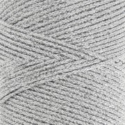 Filo cerato metallico Linhasita per macramè 1.4 mm Argentato (Prata) x130m