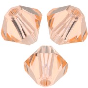 Light Peach - Biconi PureCrystal 5328 mm. 4 Light Peach x50 Biconi PureCrystal 5328 mm. 4 Light Peach x50