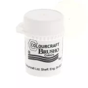 Brusho Colours - Pigmento per acquerello in polvere - Bianco x15g
