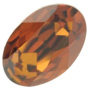 Amber - Cabochon PureCrystal 4120 ovale mm. 6x4 Light Amber x1 Cabochon PureCrystal 4120 ovale mm. 6x4 Light Amber x1