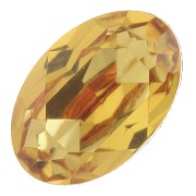 Topaz - Cabochon PureCrystal 4120 ovale mm. 6x4 Golden Topaz x1 Cabochon PureCrystal 4120 ovale mm. 6x4 Golden Topaz x1