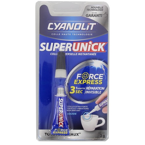 Colla Cyanolit - Super Unick - Forza immediata - Trasparente x3gr