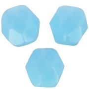Sfaccettate 6 mm - Azzurro opaco x25