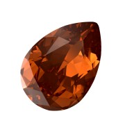 Amber - Cabochon PureCrystal 4320 14x10mm - Smoked Amber x1 Cabochon PureCrystal 4320 14x10mm - Smoked Amber x1