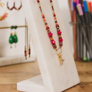 Bobina di filo cerato Linhasita per micro macramè 0,35 mm - Dorato (Ouro) x448m