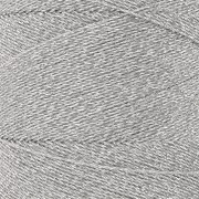 Bobina di filo cerato Linhasita per micro macramè 0,35 mm - Argento (Prata) x448m