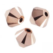 Crystal - Biconi PureCrystal 5328 mm. 4 Crystal Rose Gold 2X x50 Biconi PureCrystal 5328 mm. 4 Crystal Rose Gold 2X x50