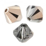 Crystal - Biconi PureCrystal 5328 mm. 4 Crystal Rose Gold x50 Biconi PureCrystal 5328 mm. 4 Crystal Rose Gold x50