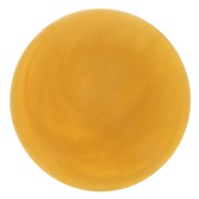 Cabochon rotondo di 12 mm in resina traslucida - Giallo miele marmorizzato x1