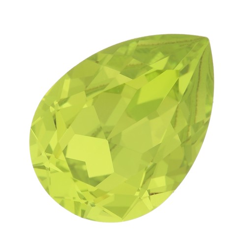 Cabochon PureCrystal 4320 10x7 mm Citrus Green x1