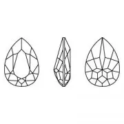 Cabochon PureCrystal 4320 10x7 mm Citrus Green x1