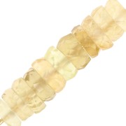 Perle sfaccettate di Perla - pietra semipreziosa 6x2 mm - Citrino x20
