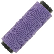 Filo di poliestere cerato piatto - Slam Cord per micro macramè 0,8 mm - Ametista x100m