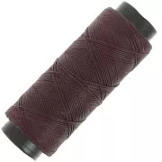Aubergine - Filo di poliestere cerato piatto - Slam Cord per micro macramè 0,8 mm - Melanzana x100m Filo di poliestere cerato piatto - Slam Cord per micro macramè 0,8 mm - Melanzana x100m