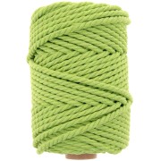 Vert Menthe - Bobina di cotone per macramè da 5 mm - Verde menta x50 m Bobina di cotone per macramè da 5 mm - Verde menta x50 m