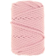 Rosa chiaro - Bobina di cotone per macramè da 5 mm - Rosa baby x50 m Bobina di cotone per macramè da 5 mm - Rosa baby x50 m