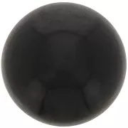 Cabochon rotondo pietra semipreziosa 14 mm - Onice nero x1