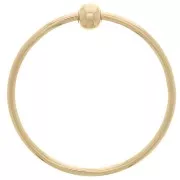 Anello Spinner - Anello antistress - Misura 49 - Gold filled x1