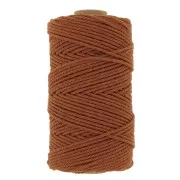 Cannella - Rocchetto di filo di cotone per macramè da 2 mm - Cannella x100m Rocchetto di filo di cotone per macramè da 2 mm - Cannella x100m
