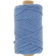 Azzurro - Bobina di cotone macramè da 2 mm - Azzurro x100m Bobina di cotone macramè da 2 mm - Azzurro x100m
