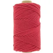 Rosso - Bobina di cotone macramè da 2 mm - Rosso x100 m Bobina di cotone macramè da 2 mm - Rosso x100 m