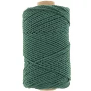 Verde bottiglia - Bobina di cotone macramè da 2 mm - Verde bottiglia x100 m Bobina di cotone macramè da 2 mm - Verde bottiglia x100 m