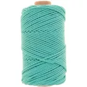 Smeraldo - Bobina di cotone macramè da 2 mm - Smeraldo x100 m Bobina di cotone macramè da 2 mm - Smeraldo x100 m