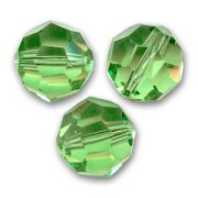 Peridot - PureCrystal 5000 Perle rotonde da 4 mm - Peridot x20 PureCrystal 5000 Perle rotonde da 4 mm - Peridot x20