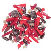 Rosso - Assortimento di perline di Boemia - Red x20g Assortimento di perline di Boemia - Red x20g