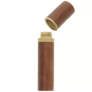 Astuccio rotondo in legno per aghi 88x17 mm - Naturale x1