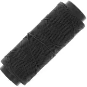 Grigio scuro - Filato piatto in poliestere cerato Slam Cord per micro macramè 0,8 mm - Grigio scuro x100m Filato piatto in poliestere cerato Slam Cord per micro macramè 0,8 mm - Grigio scuro x100m