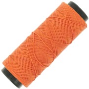 Filo di poliestere cerato piatto Slam Cord per micro macramè 0,8 mm - Arancione x100m