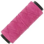 Fuschia - Filato piatto in poliestere cerato Slam Cord per micro macramè 0,8 mm - Fucsia x100m Filato piatto in poliestere cerato Slam Cord per micro macramè 0,8 mm - Fucsia x100m