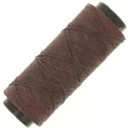 Marrone scuro - Filo di poliestere cerato piatto Slam Cord per micro macramè 0,8 mm - Cacao x100m Filo di poliestere cerato piatto Slam Cord per micro macramè 0,8 mm - Cacao x100m