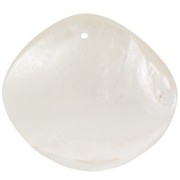 Pendenti rombo madreperla 39x44 mm Naturale x2