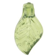 Foglie di vetro 12x6,5 mm - Verde chiaro x6