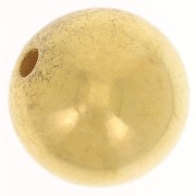 Perline tonde in acrilico metallizzato CCB da 16mm - Dorato x1