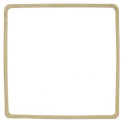 Anello di montaggio e tessitura quadrato 30 mm - Ottone non trattato x1